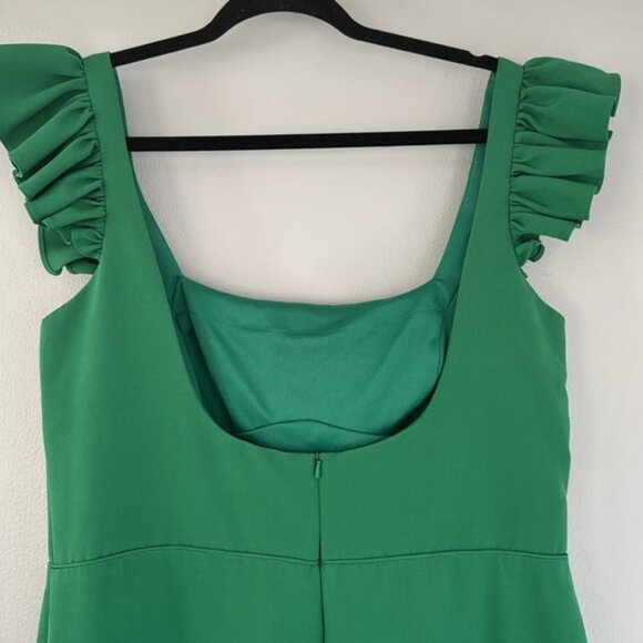 Mac Duggal Vibrant Green Maxi Dress - Picture 4 of 5